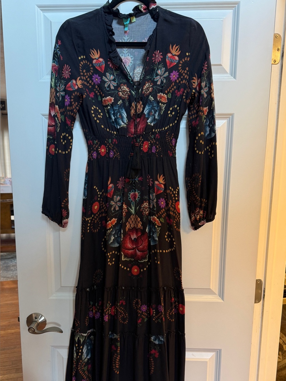 Farm Rio Smocked Floral Dress size XS